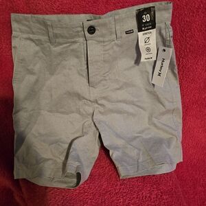 Hurley Men's Light Gray Stretch Shorts